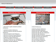 Tablet Screenshot of instalatii-timisoara.ro